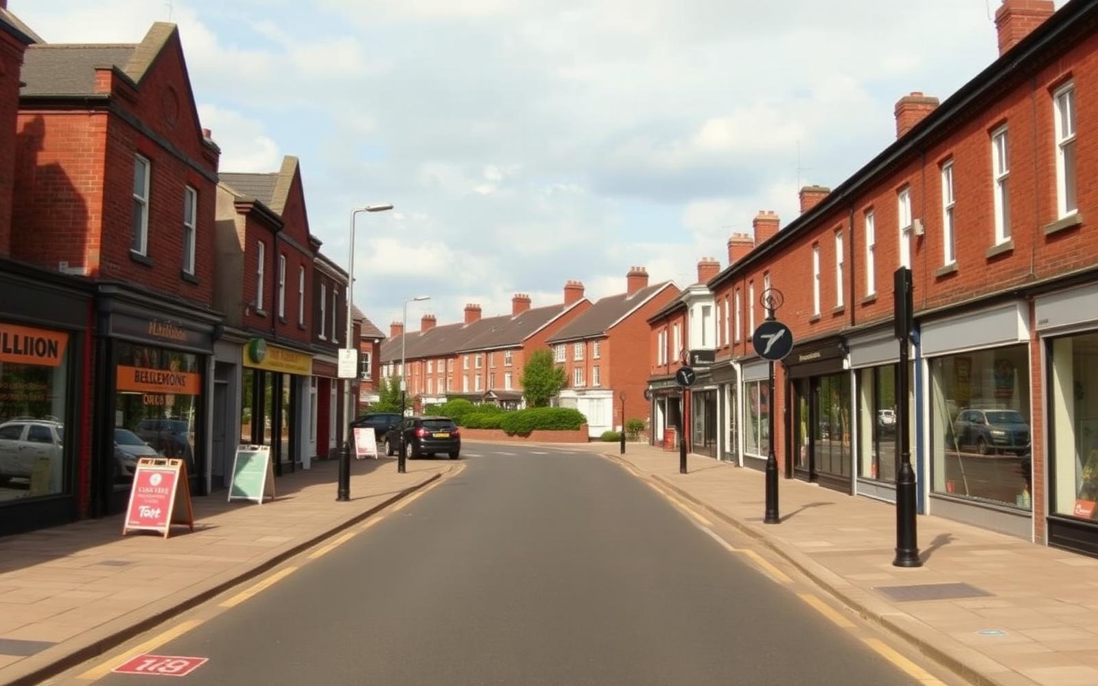 Heating engineers covering Urmston — local streets and housing in Urmston, Greater Manchester